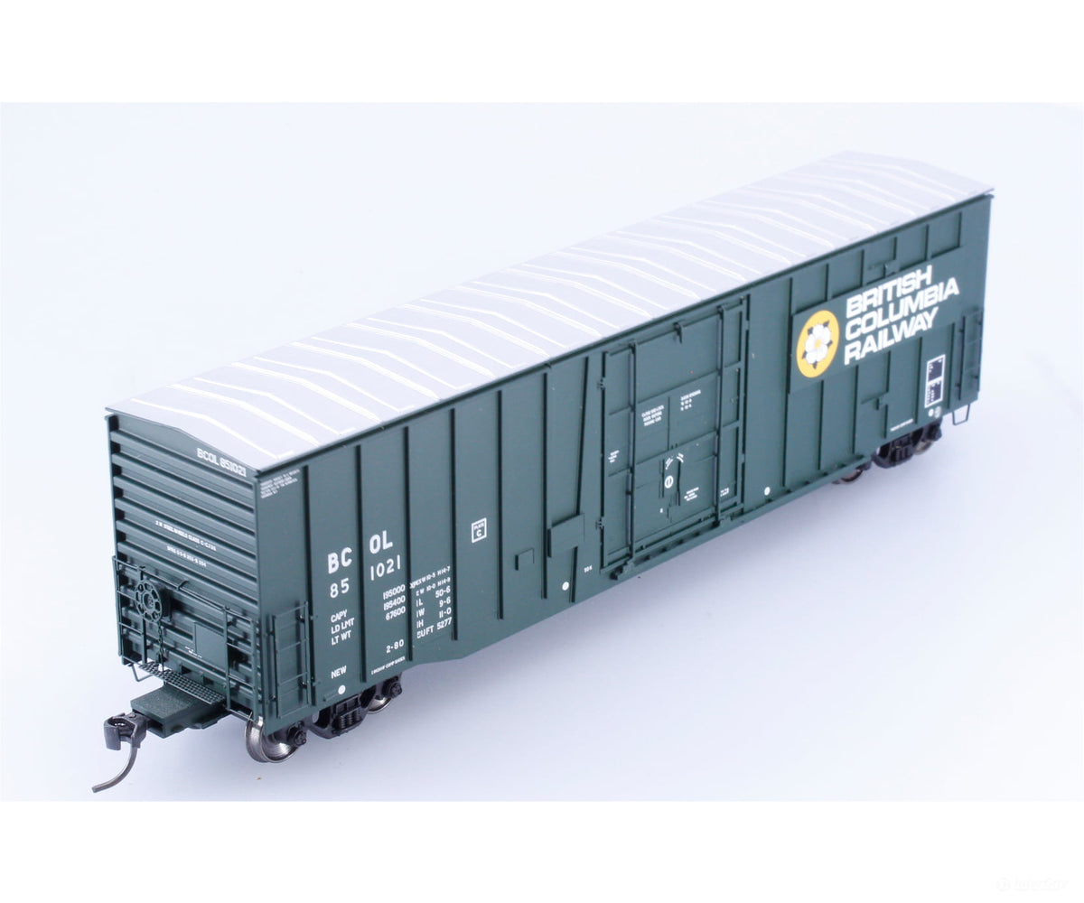 Atlas 20 002 676 HO 5277 Plug Door Box Car British Columbia Railway (BCOL) 851021 - Analog Throttles & Power