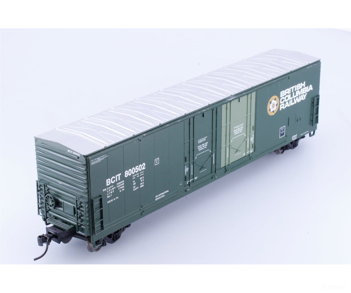 Atlas 20000104 HO Evans 53’ DPD Box Car BC Rail (BCOL) 800502 - Freight Cars
