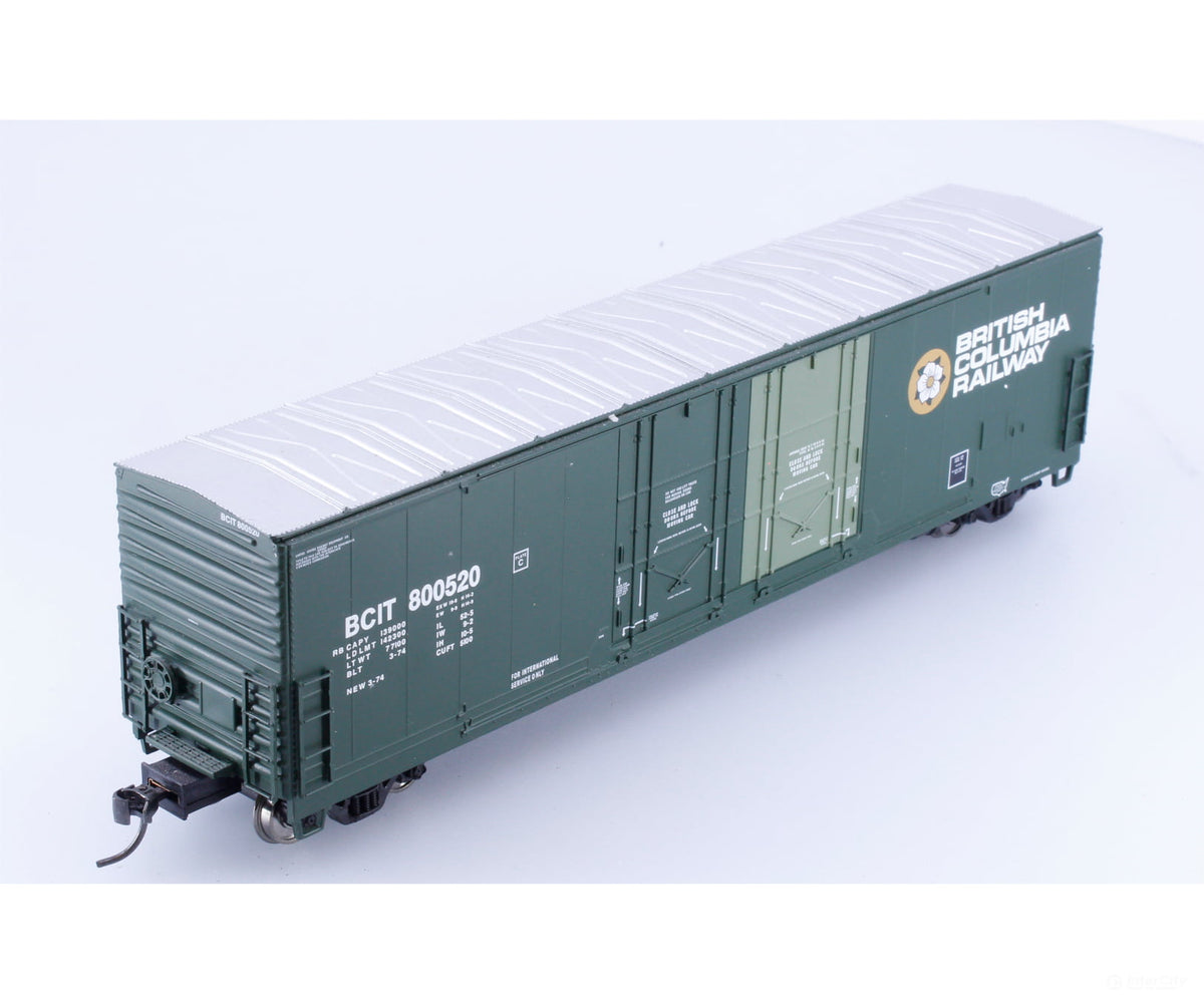 Atlas 20000105 HO Evans 53’ DPD Box Car BC Rail (BCOL) 800520 - Freight Cars