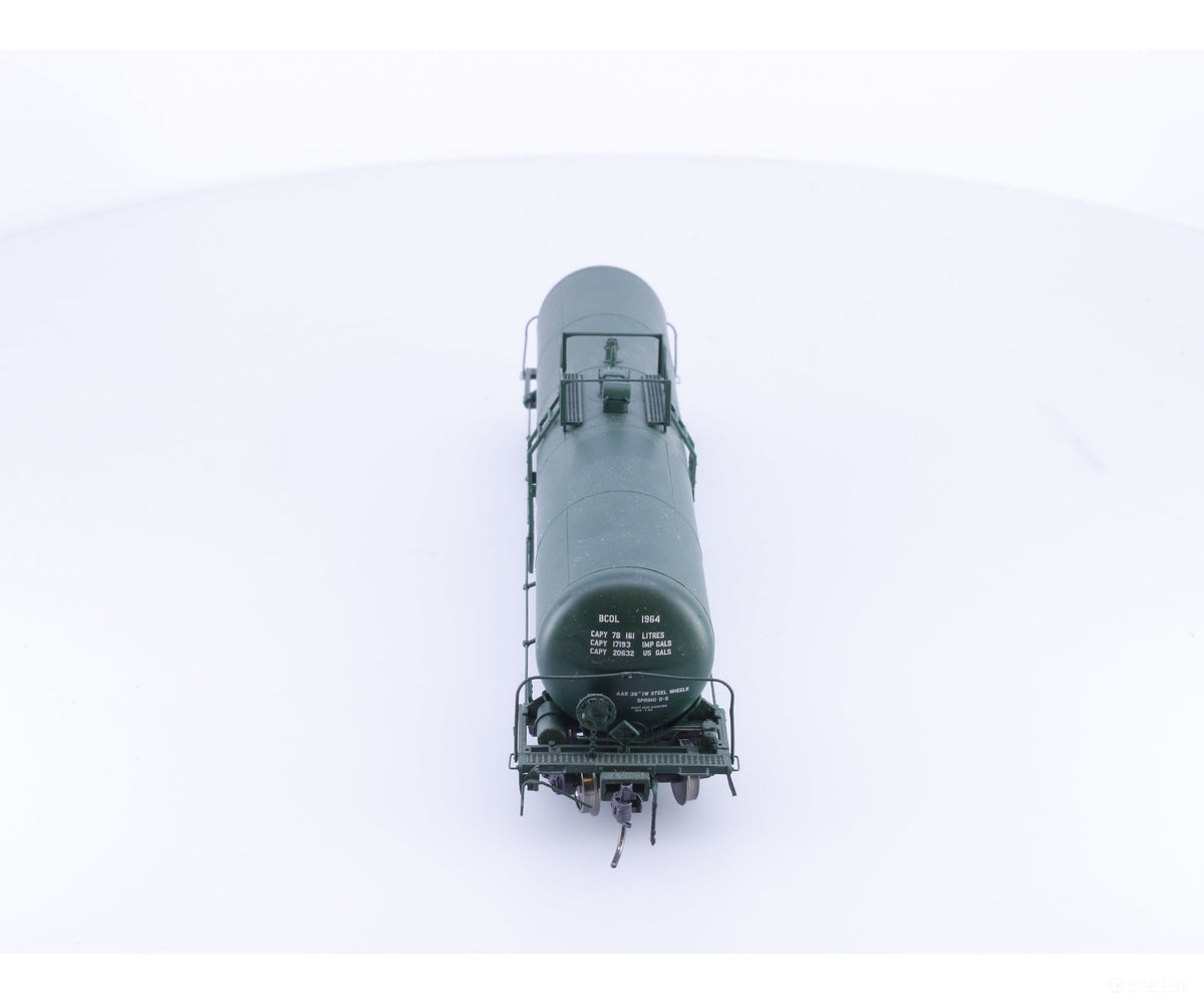 Atlas 20001317 HO 20700 Gallon Non-Insulated Tank Car Type 20 BC Rail (BCOL) 1965 - Freight Cars