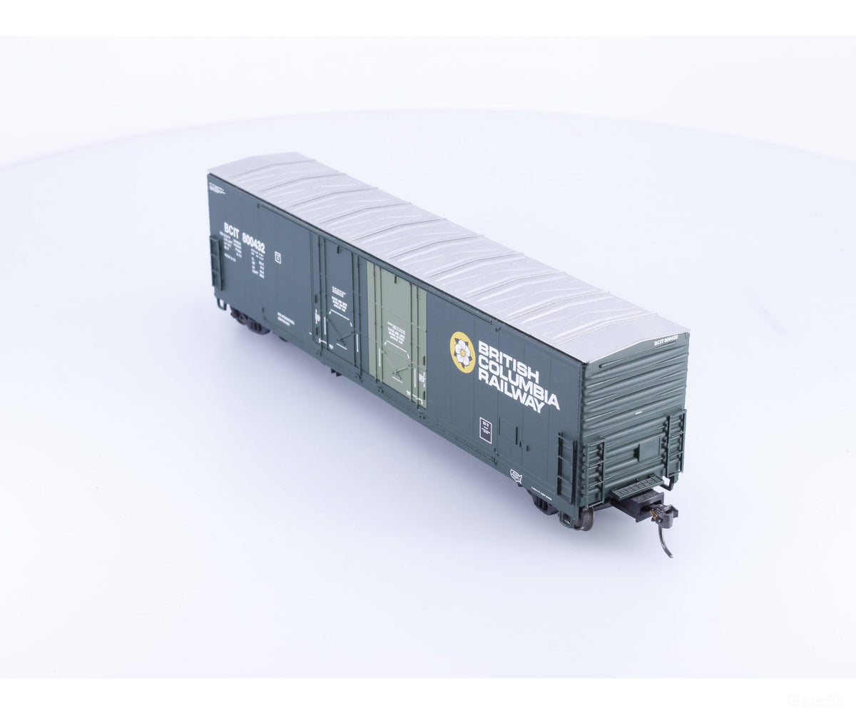 Atlas 20002451 HO Evans 53’ Double Plug Door Box Car BC Rail (BCOL) 800432 - Freight Cars