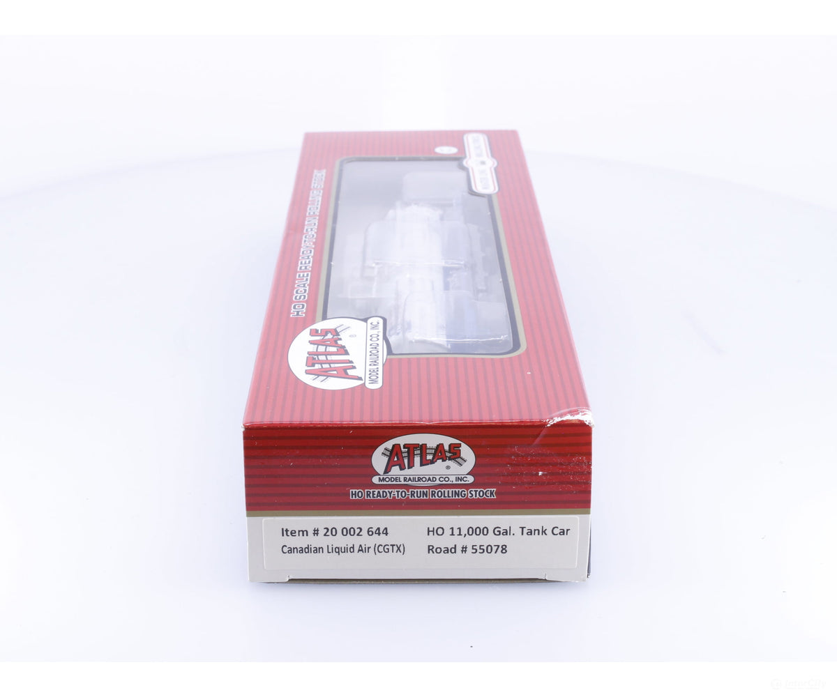 Atlas 20002644 HO 11000 Gallon Tank Car Canadian Liquid Air Canadian General Transit (CGLX/CGTX) 55078 - Freight Cars