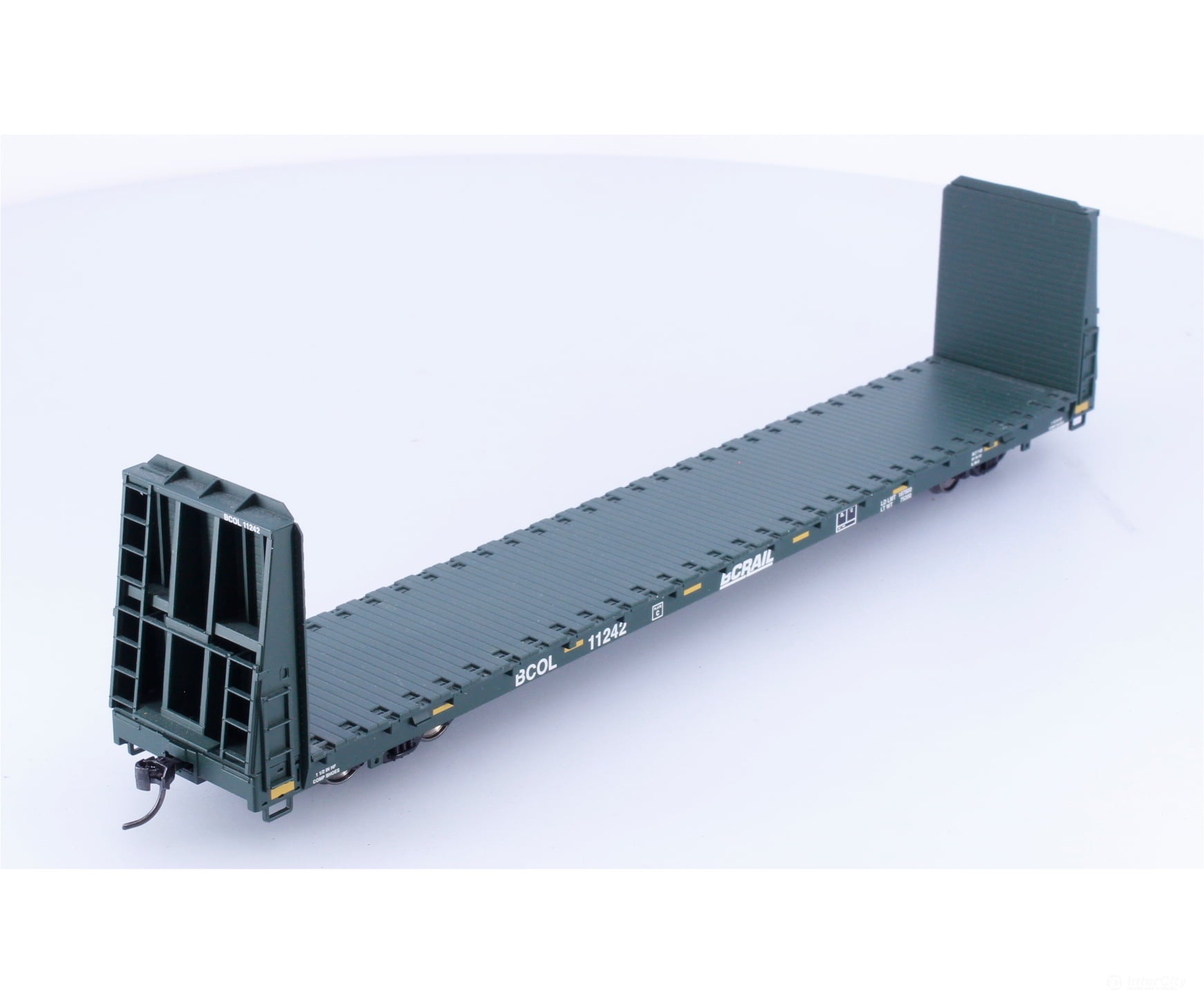 Atlas 20002660 HO Bulkhead Flatcar 11242 - Freight Cars