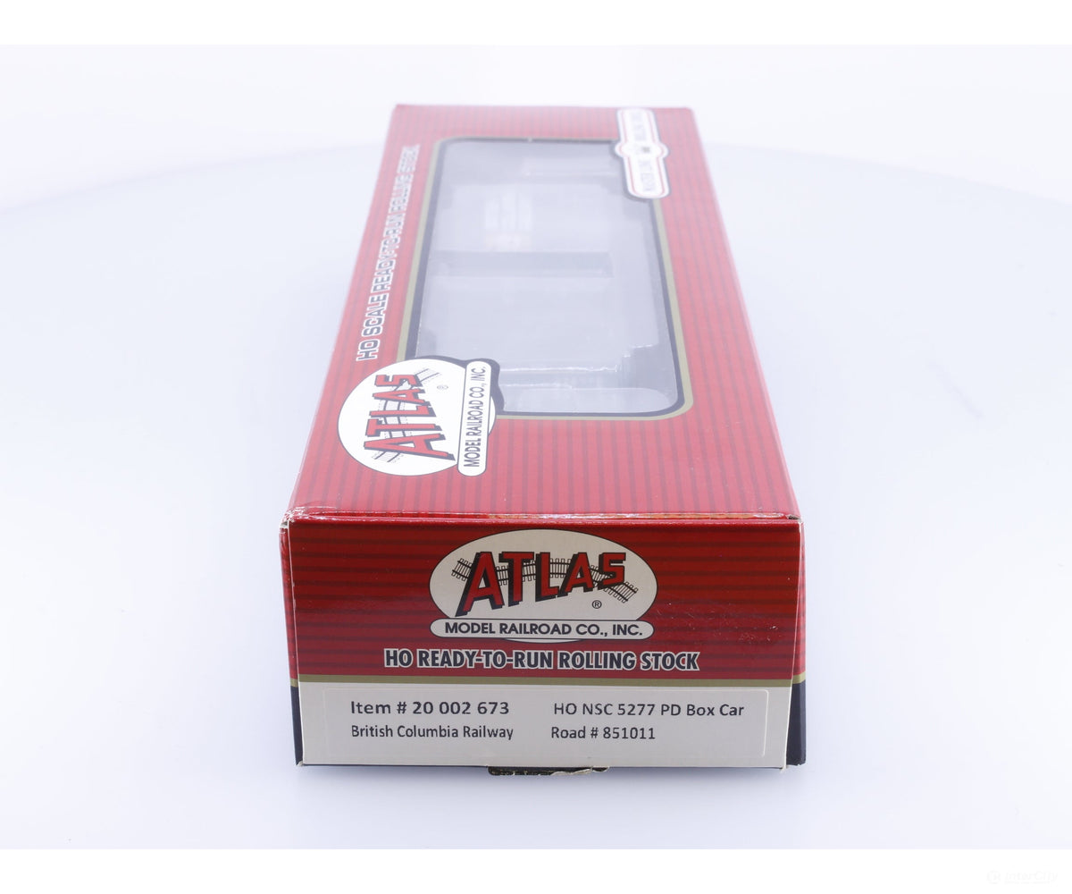 Atlas 20002673 HO NSC 5277 PD Box Car BC Rail (BCOL) 851011 - Freight Cars