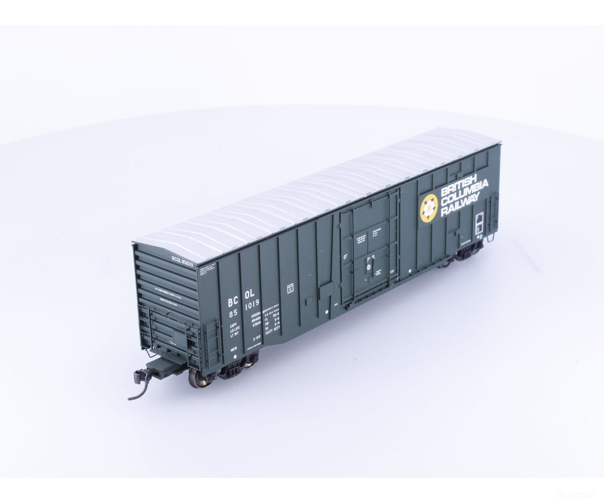 Atlas 20002675 HO NSC 5277 Plug Door Boxcar BC Rail (BCOL) 851019 - Freight Cars