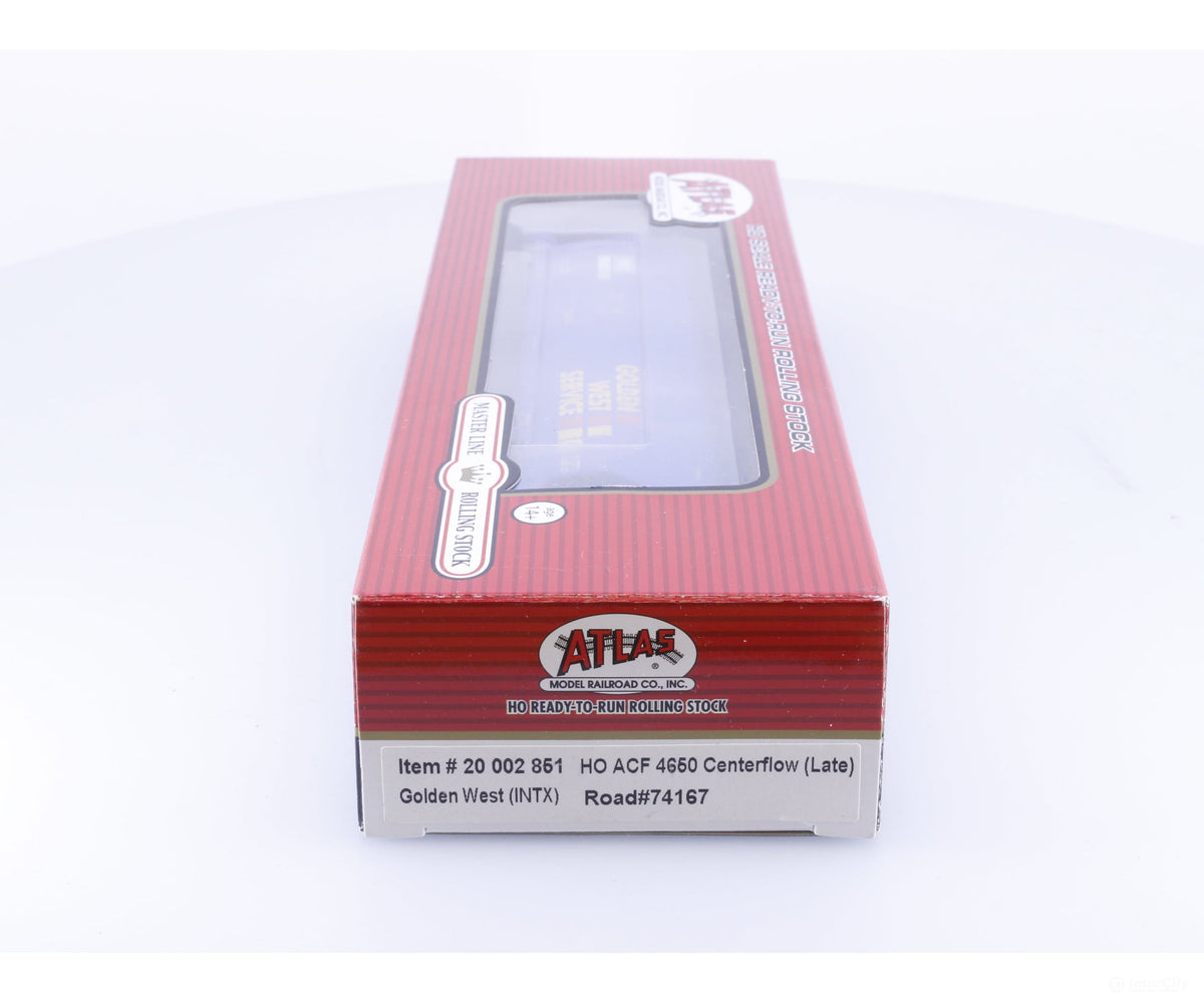 Atlas 20002861 HO ACF 4650 Centerflow Golden West Service INTX 74167 - Freight Cars