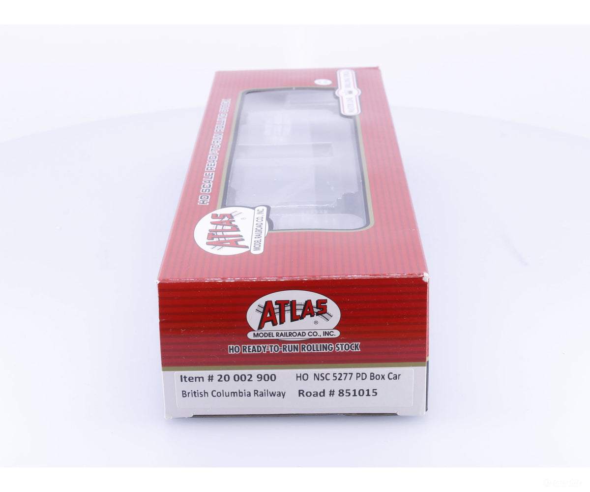 Atlas 20002900 HO NSC 5277 Plug Door Boxcar BC Rail (BCOL) 851015 - Freight Cars