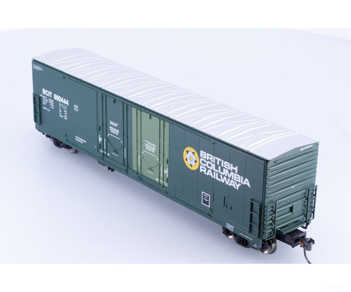 Atlas 20005411 HO Evans 53’ Double Plug Door Box Car BC Rail (BCOL) 800444 - Freight Cars