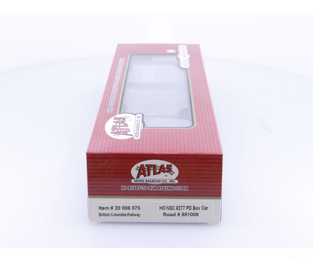 Atlas 20006075 HO NSC 5277 PD Box Car British Columbia Railway (BCOL) 851009 - Freight Cars