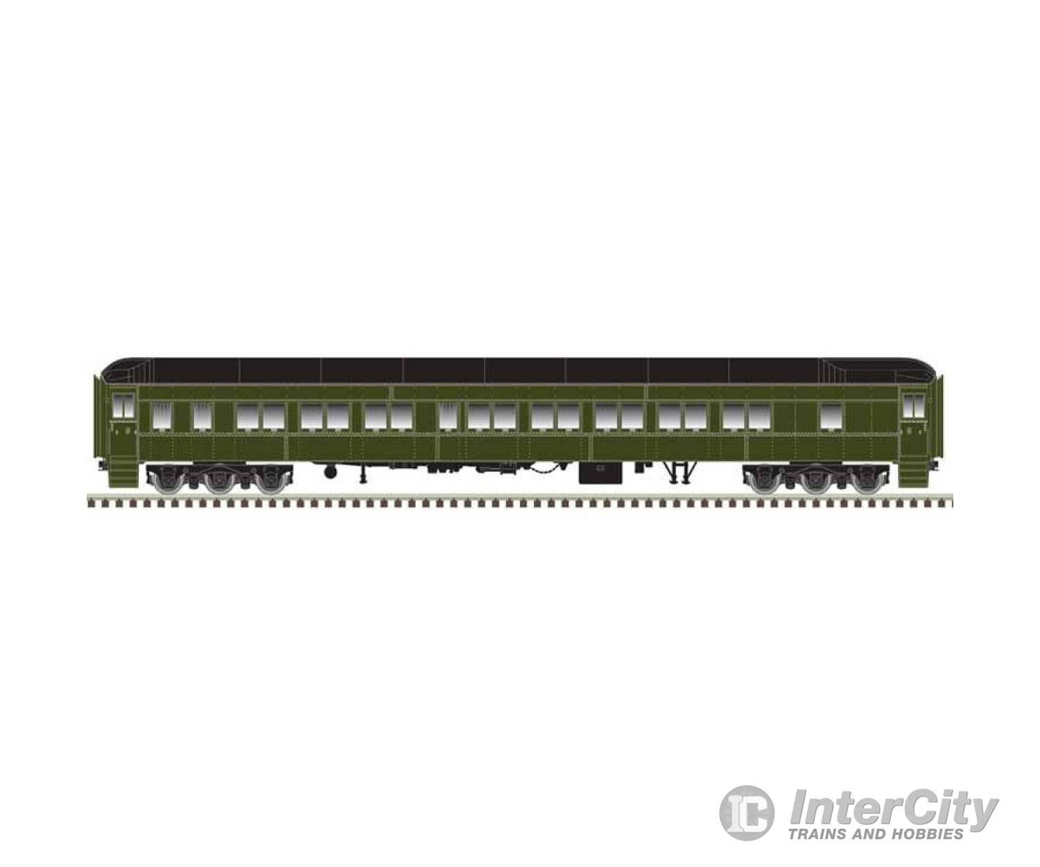 Atlas 20006406 Pullman 10-1-2 Sleeper - Ready To Run Master(R) -- Painted Unlettered (Pullman Green)