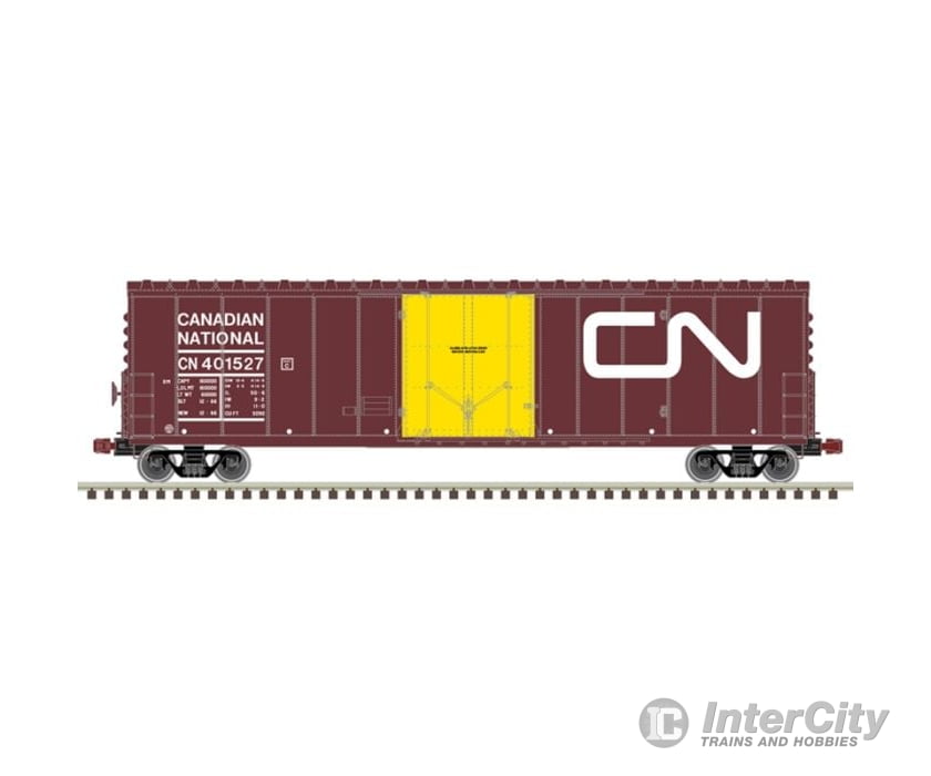 Atlas 20006518 Nsc 50’ Newsprint Plug-Door Boxcar - Canadian National 401666 Freight Cars