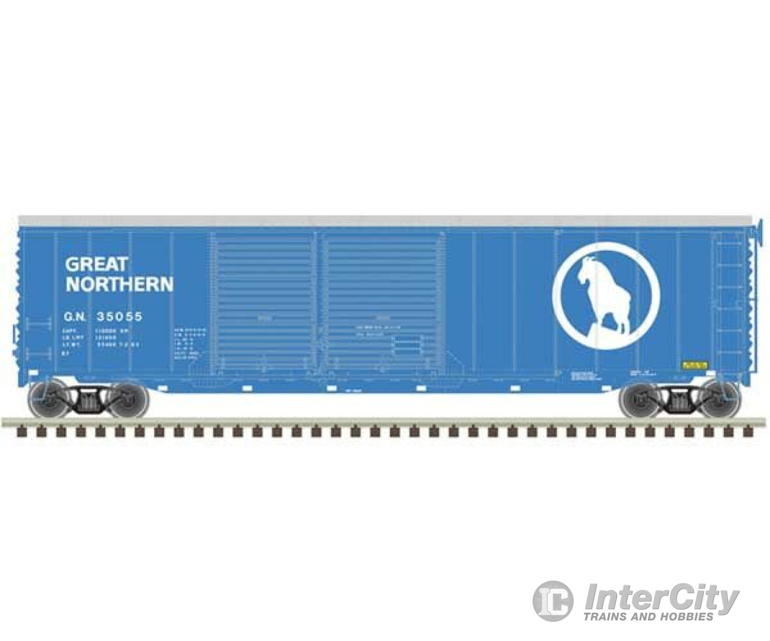 Atlas 20006581 Postwar 50 Double-Door Boxcar - Ready To Run Master(R) -- Great Northern 35930 (Big