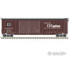 Atlas 20006590 Postwar 50 Double-Door Boxcar - Ready To Run Master(R) -- Santa Fe 8666 (Boxcar Red