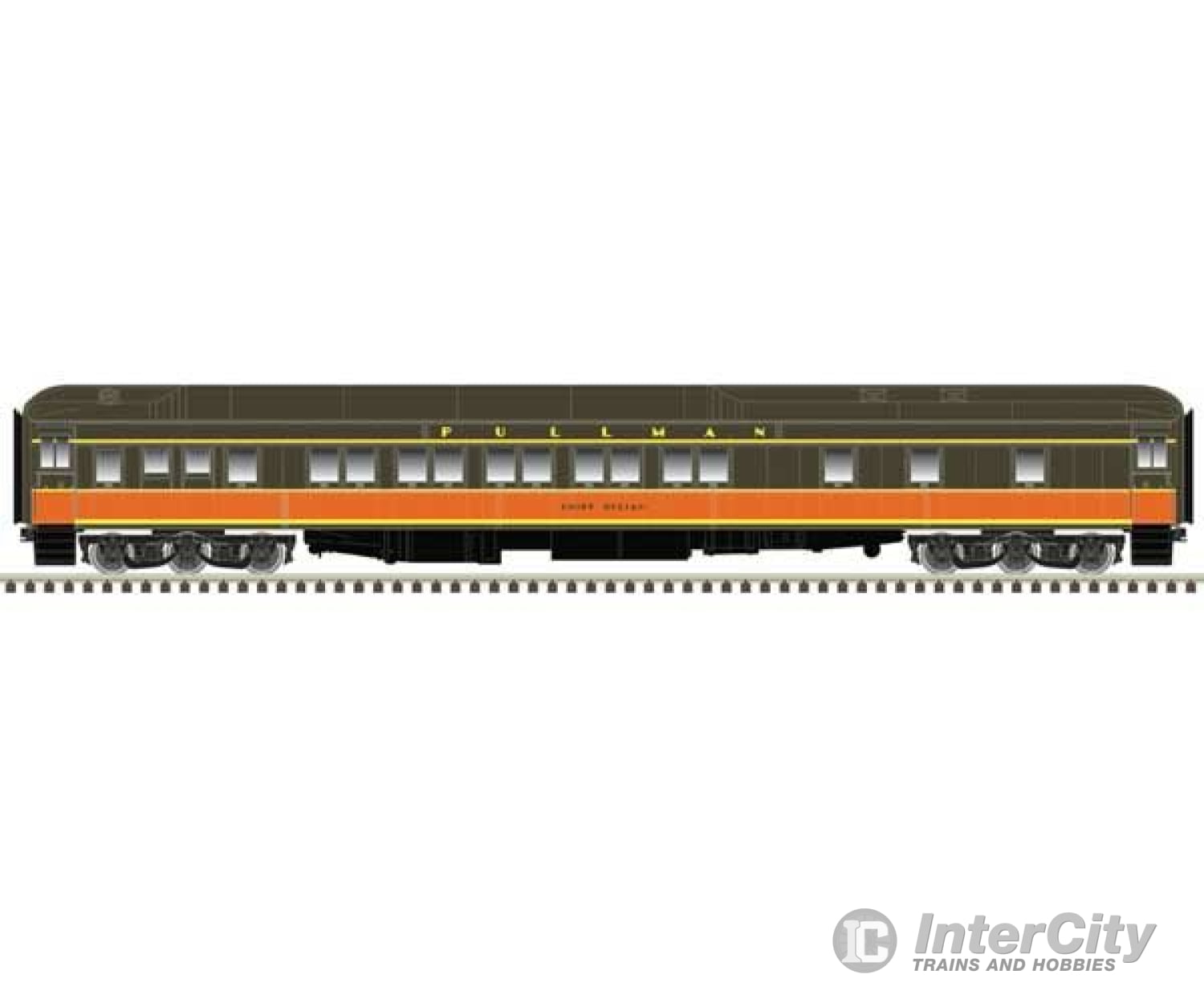 Atlas 20006603 Pullman Heavyweight Plan 3973 10-1-1 Sleeper - Ready To Run -- Illinois Central Chief