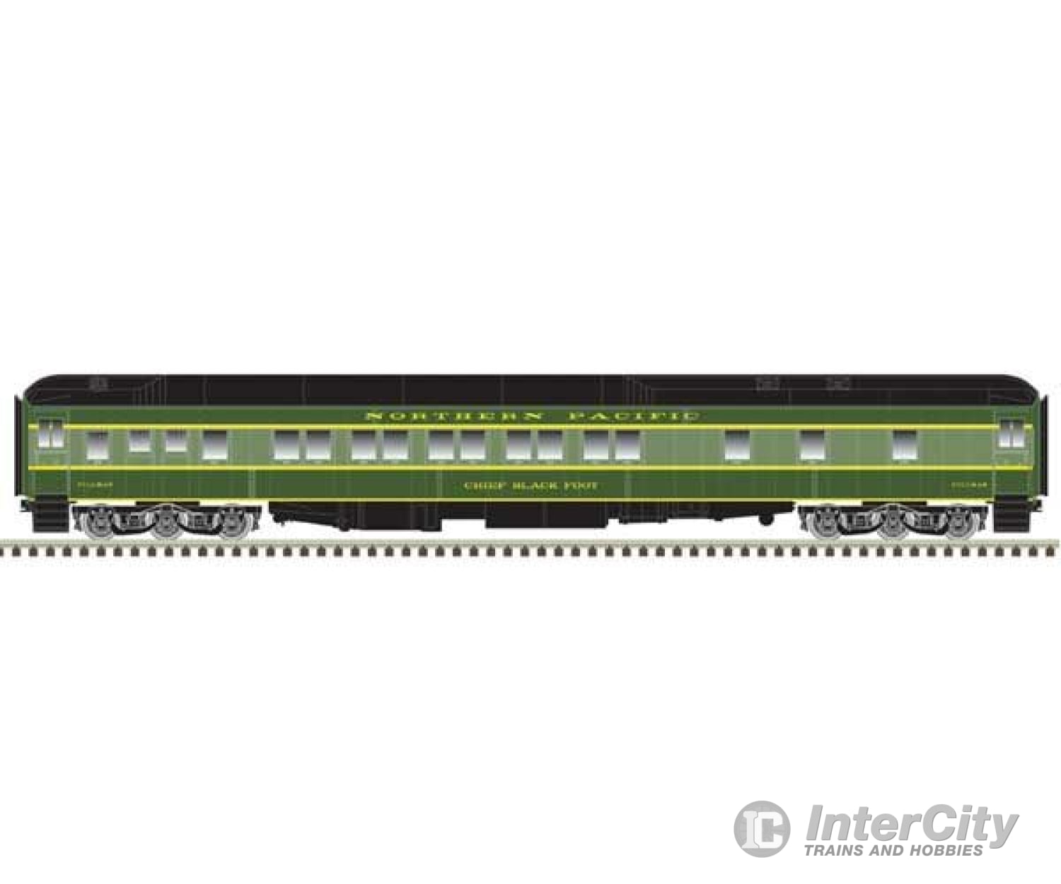 Atlas 20006607 Pullman Heavyweight Plan 3973 10-1-1 Sleeper - Ready To Run -- Northern Pacific Chief