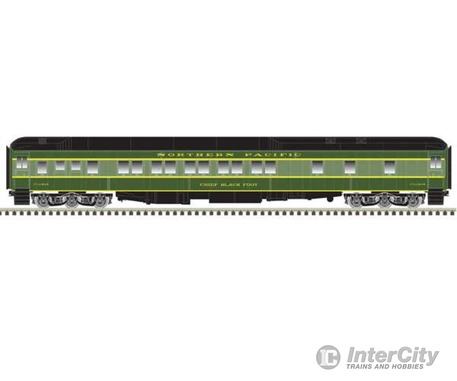 Atlas 20006608 Pullman Heavyweight Plan 3973 10-1-1 Sleeper - Ready To Run -- Northern Pacific Chief