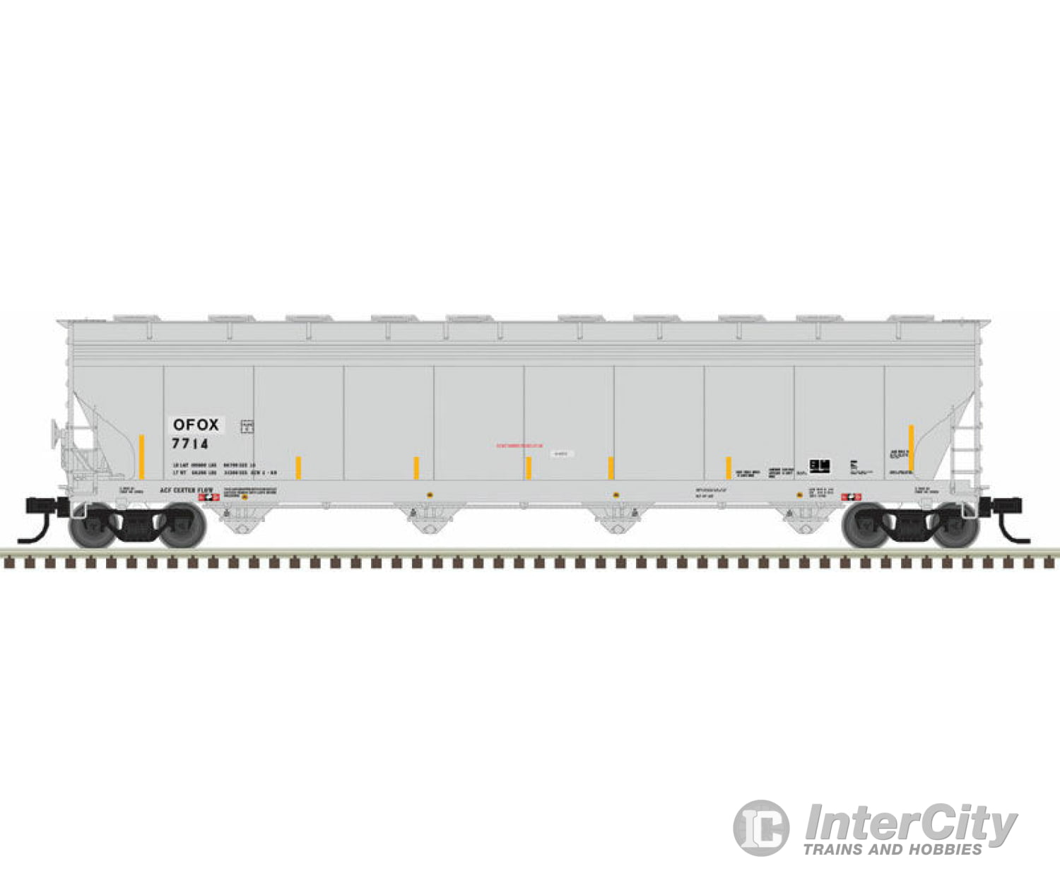 Atlas 20006742 Acf 5701 Centerflow Plastics Hopper - Ready To Run Master(R) -- Residco Ofox 7714