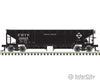 Atlas 20006802 70-Ton Hart Ballast Car - Ready To Run Master(R) -- Erie 39825 (Black White) Freight