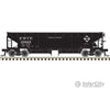 Atlas 20006803 70-Ton Hart Ballast Car - Ready To Run Master(R) -- Erie 39837 (Black White) Freight