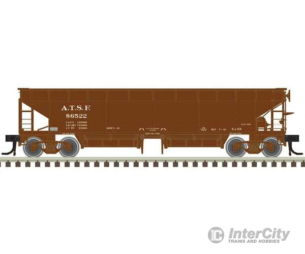 Atlas 20006807 70-Ton Hart Ballast Car - Ready To Run Master(R) -- Santa Fe 86541 (Boxcar Red White)