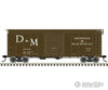 Atlas 20006817 40 Postwar Boxcar With 8 Door - Ready To Run Master(R) -- Detroit And Mackinac 3133