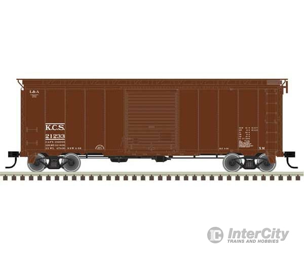 Atlas 20006822 40 Postwar Boxcar With 8 Door - Ready To Run Master(R) -- Kansas City Southern 21233