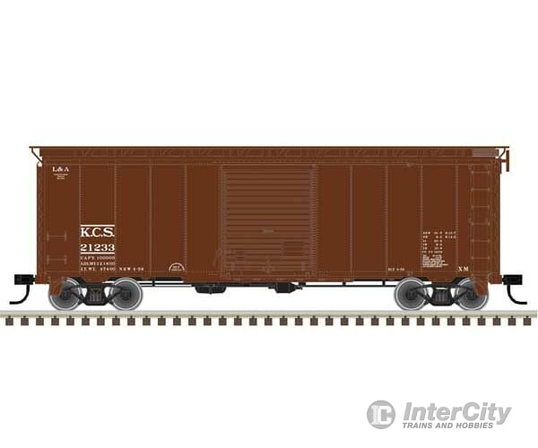 Atlas 20006823 40 Postwar Boxcar With 8 Door - Ready To Run Master(R) -- Kansas City Southern 21248