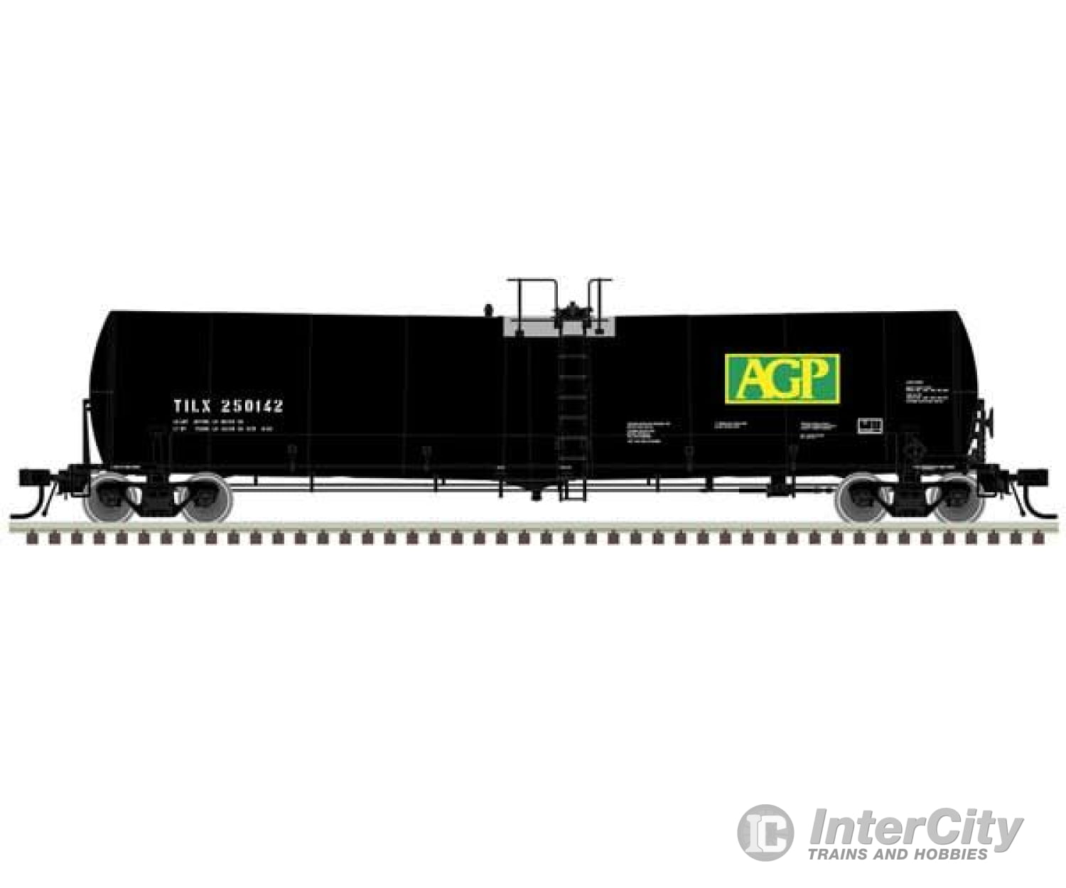 Atlas 20006892 Trinity 25 500-Gallon Tank Car - Ready To Run Master(R) -- Agp Tilx #250142 (Black