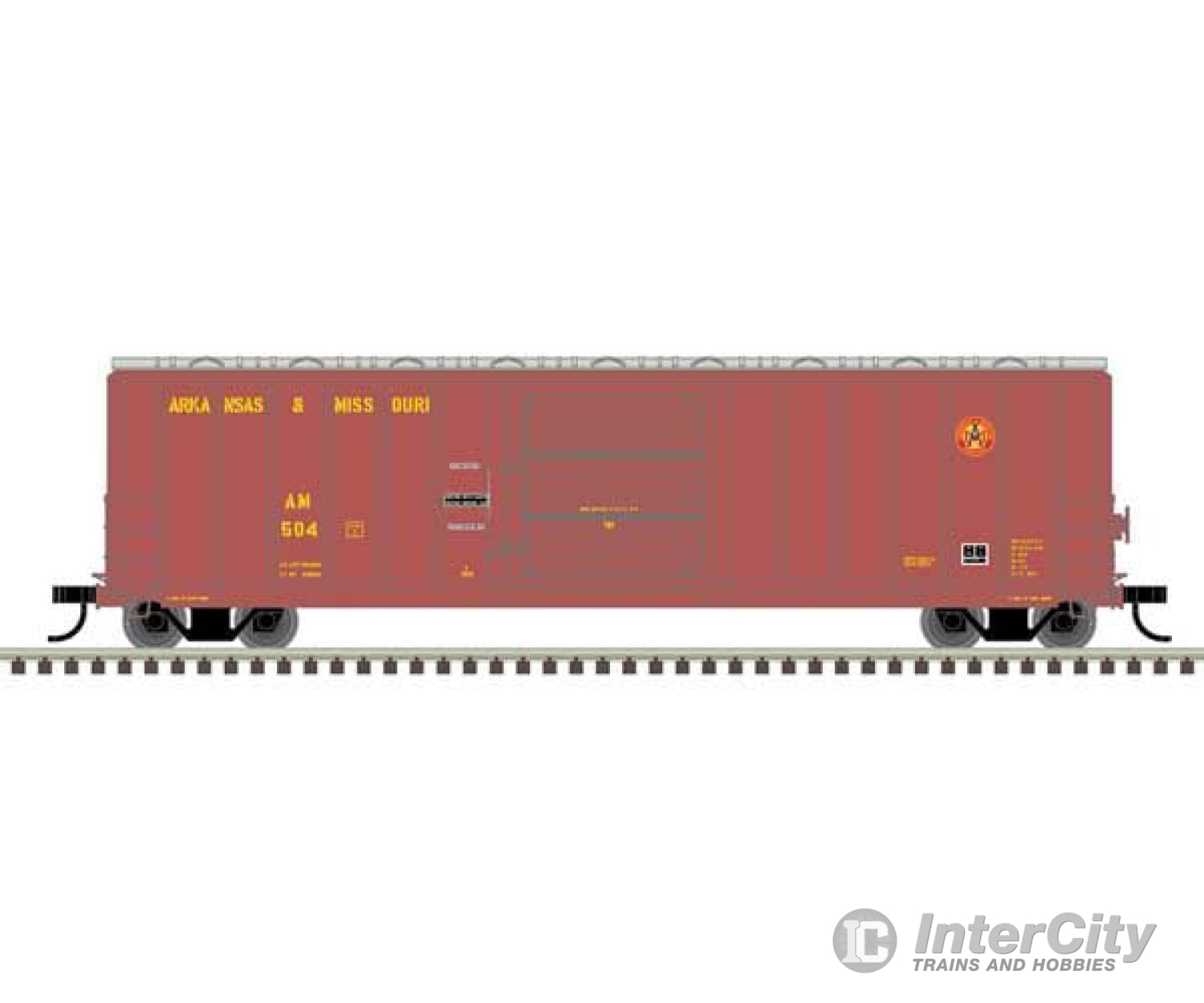 Atlas 20006984 Berwick 50 Boxcar - Ready To Run Master(R) -- Arkansas & Missouri #504 (Maroon