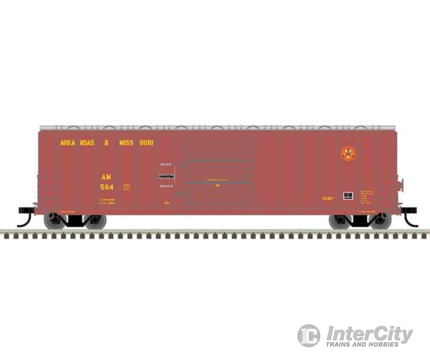 Atlas 20006986 Berwick 50 Boxcar - Ready To Run Master(R) -- Arkansas & Missouri #537 (Maroon