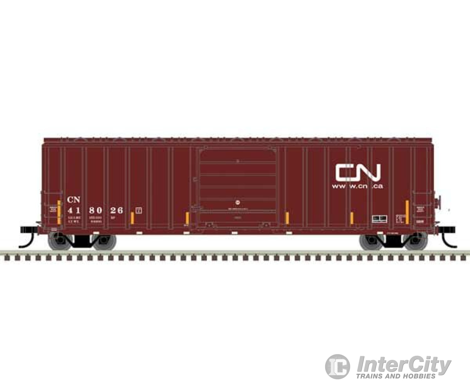 Atlas 20006989 Berwick 50 Boxcar - Ready To Run Master(R) -- Canadian National #418211 (Boxcar Red