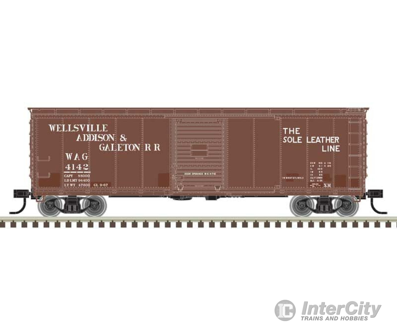 Atlas 20007085 Usra Steel Rebuilt 40 Boxcar - Ready To Run Master(R) -- Wellsville Addison & Galeton