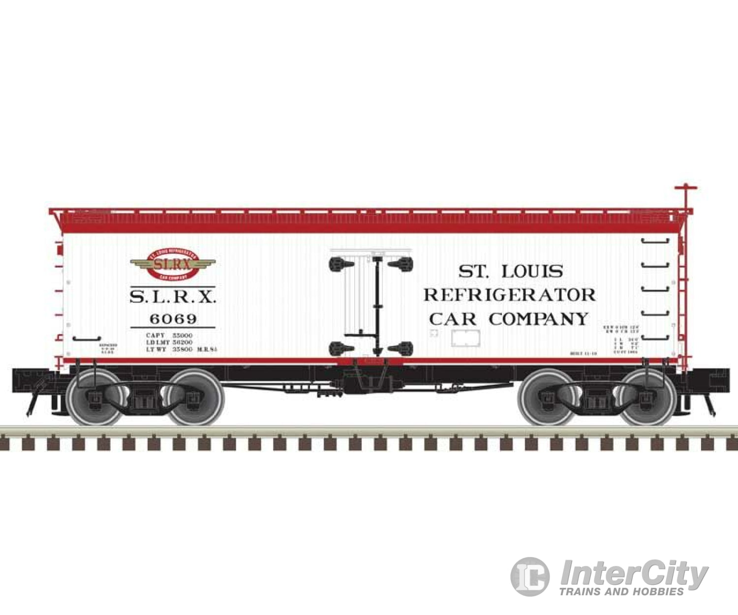 Atlas 20007200 36 Wood Reefer - Ready To Run Master(R) -- St. Louis Refrigerator Car Co. #6096