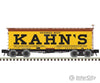 Atlas 20007205 36 Wood Reefer - Ready To Run Master(R) -- Kahns #1110 (Yellow Black Boxcar Red)