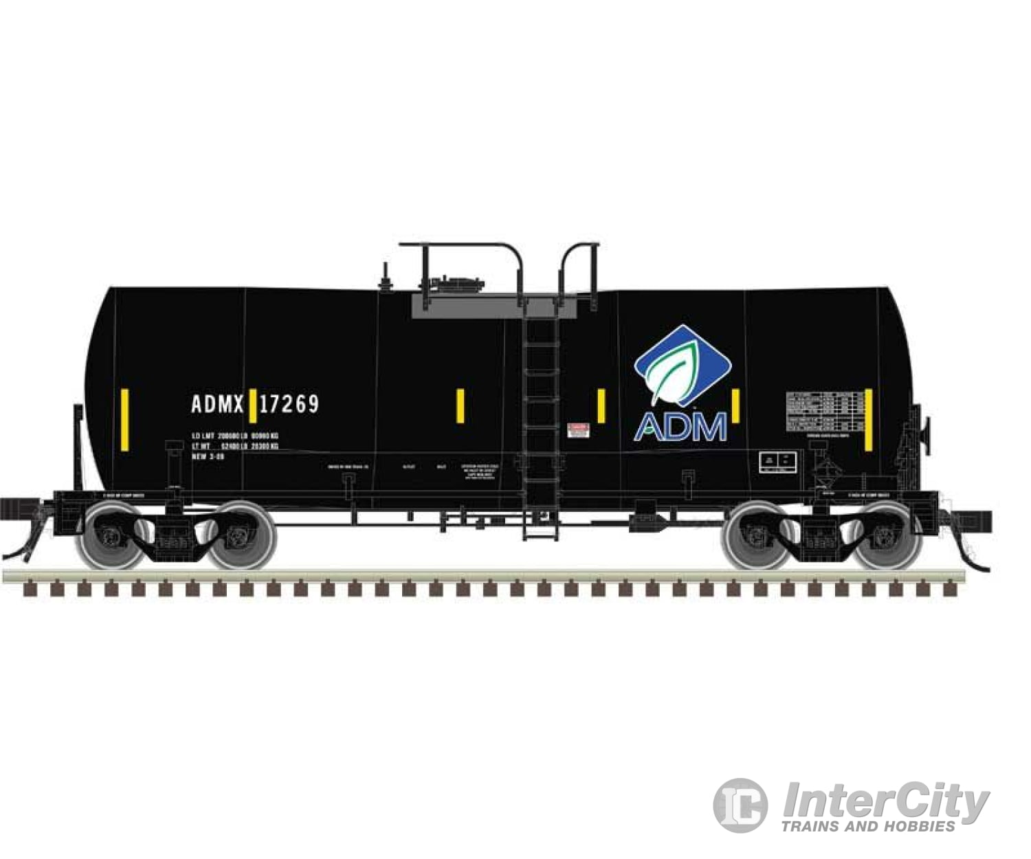 Atlas 20007219 Trinity 17,600-Gallon Corn Syrup Tank Car - Ready to Ru