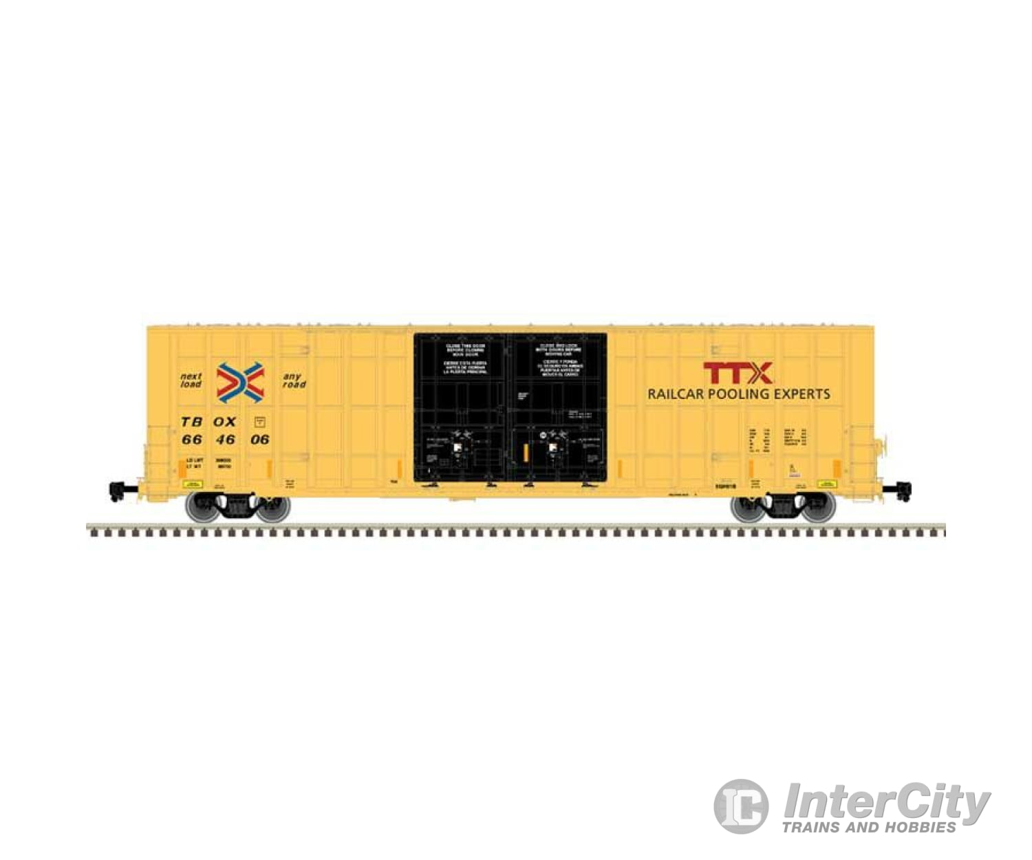 Atlas 20007290 Gunderson 7550 Double Plug-Door Boxcar - Ready To Run Master(R) -- Ttx Tbox #664927