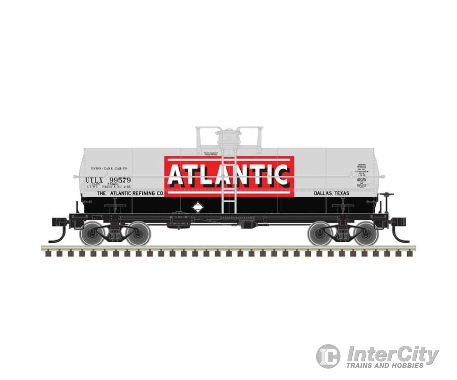 Atlas 20007347 11 000-Gallon Tank Car W/Platform - Ready To Run Master(R) -- Atlantic Refining Utlx