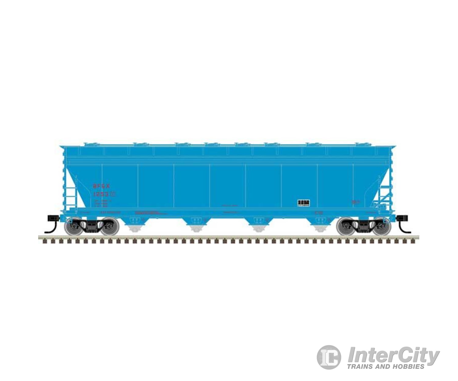 Atlas 20007364 Acf 5250 Covered Hopper - Ready To Run Master(R) Plus -- Bf Goodrich #1205 (Blue Red)