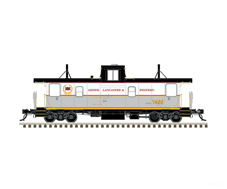 Atlas 20007790 Ho Pointe St. Charles Psc Caboose Depew Lancaster & Western #7409 Freight Cars
