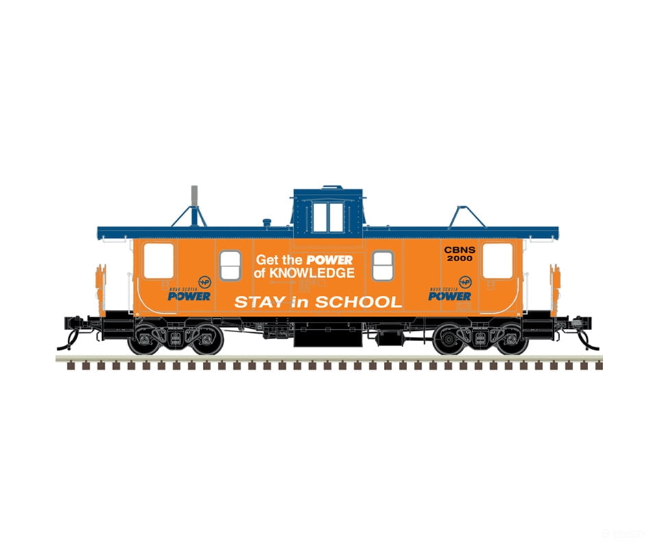 Atlas 20007791 Ho Pointe St. Charles Psc Caboose Cape Breton & Central Nova Scotia Cbns #2000