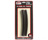 Atlas 2018 Code 55 Track W/Nickel-Silver Rail & Brown Ties -- 15 Radius Full Curve Pkg(6) Turnouts