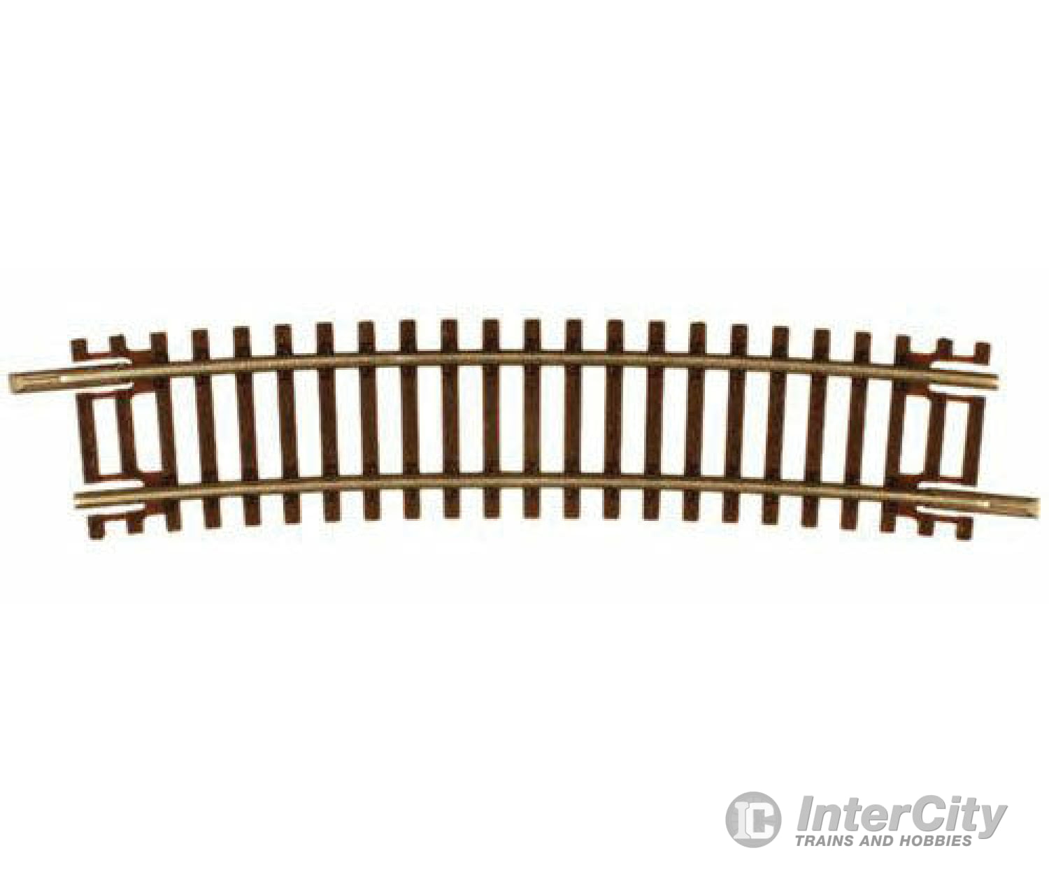 Atlas 2019 Code 55 Track W/Nickel-Silver Rail & Brown Ties -- 15 Radius Half Curve Pkg(6) Turnouts