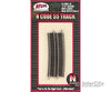 Atlas 2023 Code 55 Track W/Nickel-Silver Rail & Brown Ties -- 17-1/2 Radius Half Curve Pkg(6)