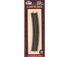 Atlas 2024 Code 55 Track W/Nickel-Silver Rail & Brown Ties -- 18-3/4 Radius Full Curve Pkg(6)