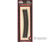 Atlas 2024 Code 55 Track W/Nickel-Silver Rail & Brown Ties -- 18-3/4 Radius Full Curve Pkg(6)