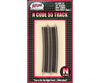 Atlas 2027 Code 55 Track W/Nickel-Silver Rail & Brown Ties -- 20 Radius Half Curve Pkg(6) Turnouts