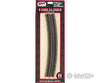 Atlas 2028 Code 55 Track W/Nickel-Silver Rail & Brown Ties -- 21-1/4 Radius Full Curve Pkg(6)