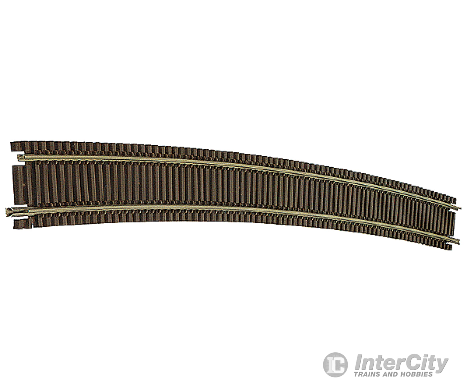 Atlas 2031 Code 55 Track W/Nickel-Silver Rail & Brown Ties -- 71 Radius Full Curve Pkg(6) Turnouts