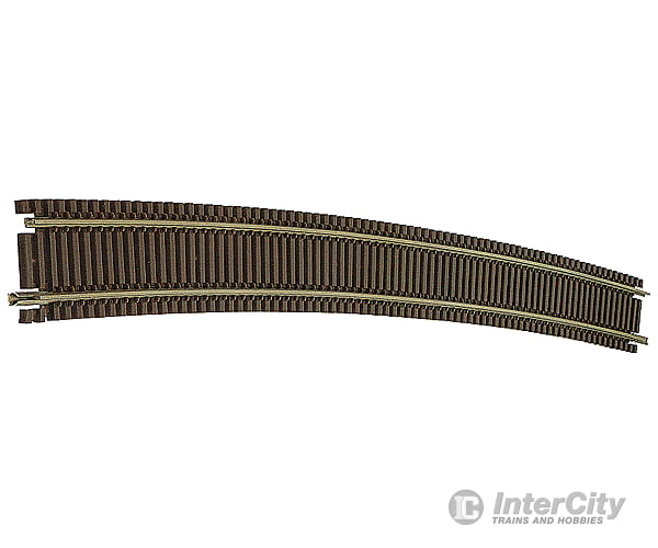 Atlas 2031 Code 55 Track W/Nickel-Silver Rail & Brown Ties -- 71 Radius Full Curve Pkg(6) Turnouts