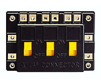 Atlas 205 Electrical Connector -- 3 Spst On/Off Switches In Parellel Track Accessories